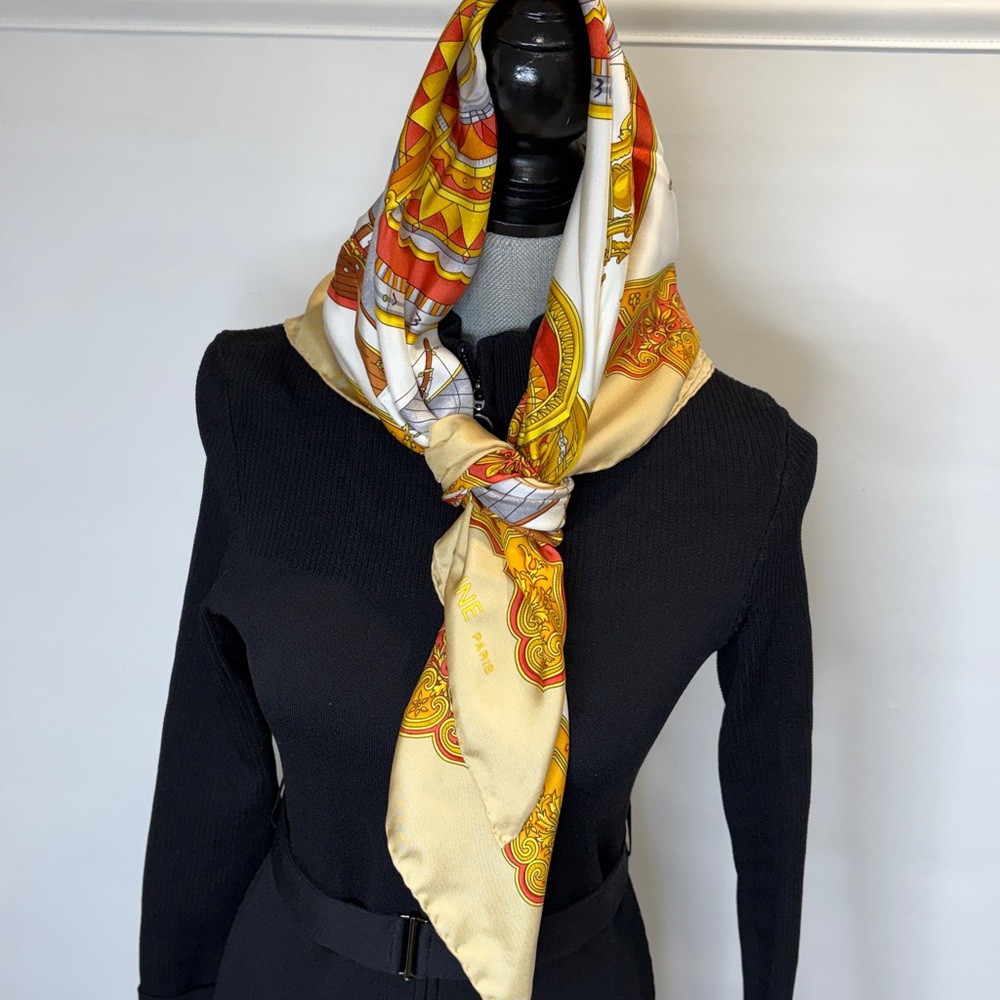 Celin Silk Scarf - Picture 13 of 16